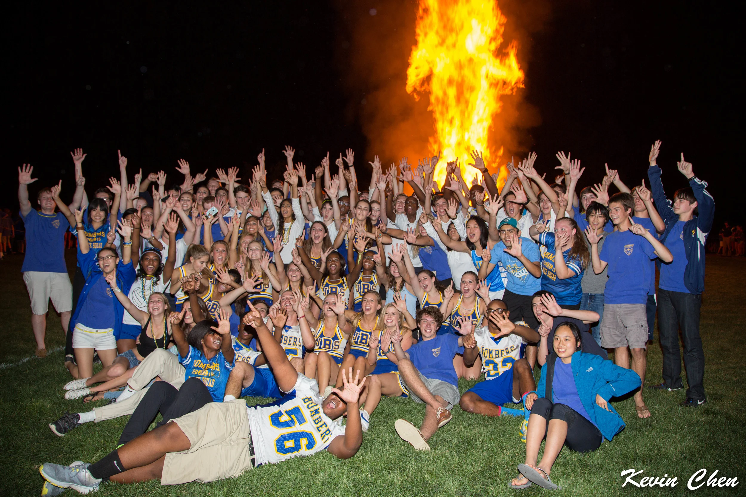 The Class of 2015 at Bonfire